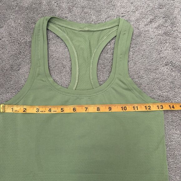Lululemon Swiftly Tech Racerback 2.0 Tank Top 4 Vista Green Gym Running Workout - Picture 7 of 7